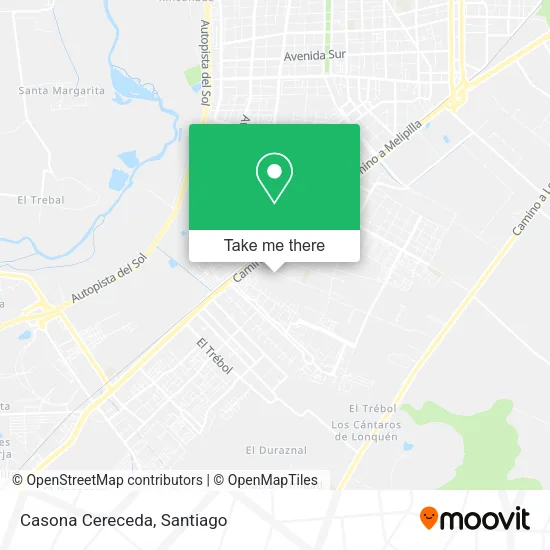 Casona Cereceda map