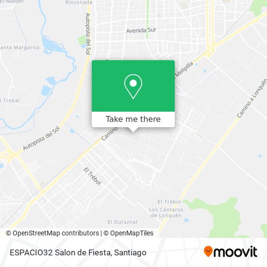ESPACIO32 Salon de Fiesta map