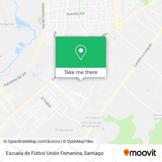 Escuela de Fútbol Unión Femenina map