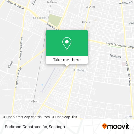 Mapa de Sodimac-Construcción