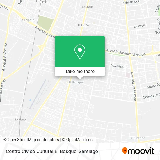 Centro Cívico Cultural El Bosque map