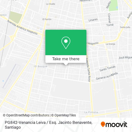 PG842-Venancia Leiva / Esq. Jacinto Benavente map