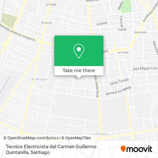 Mapa de Técnico Electricista-del Carmen Guillermo Quintanilla