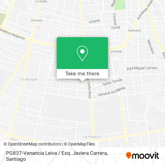 PG837-Venancia Leiva / Esq. Javiera Carrera map