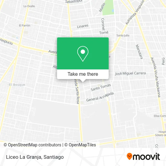 Liceo La Granja map