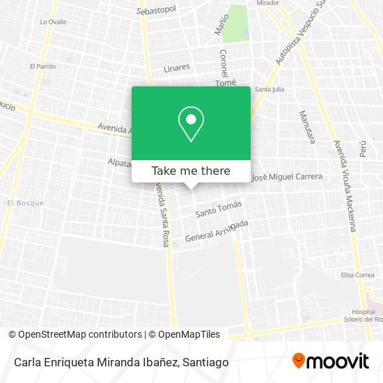 Carla Enriqueta Miranda Ibañez map