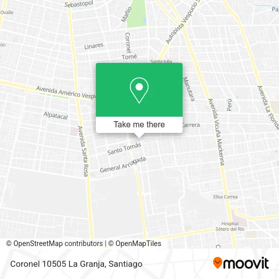 Coronel 10505 La Granja map