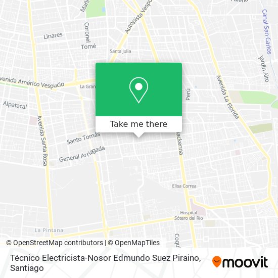 Técnico Electricista-Nosor Edmundo Suez Piraino map