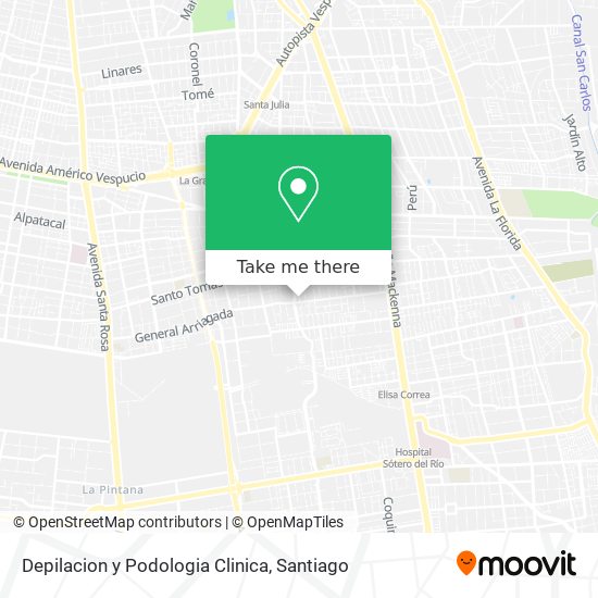 Depilacion y Podologia Clinica map