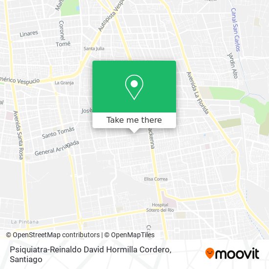 Psiquiatra-Reinaldo David Hormilla Cordero map