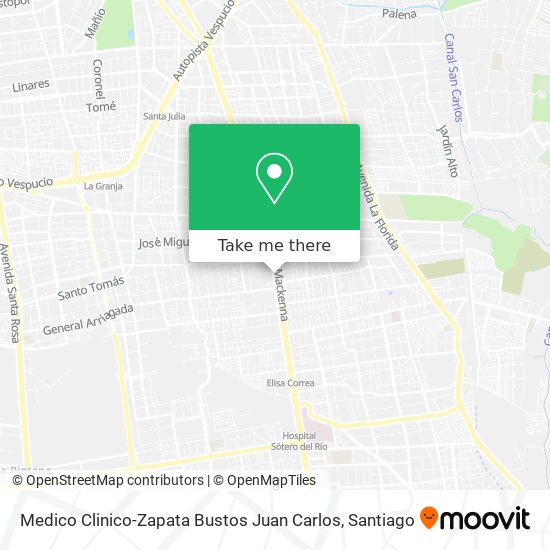 Medico Clinico-Zapata Bustos Juan Carlos map