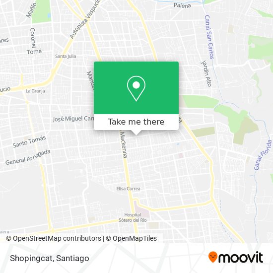 Shopingcat map