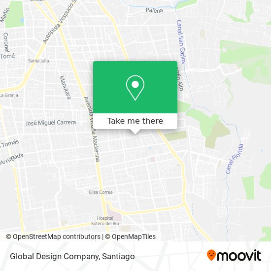 Global Design Company map