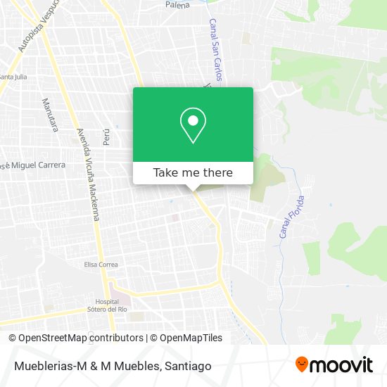Mueblerias-M & M Muebles map