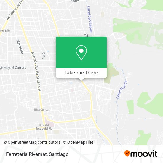 Ferretería Rivemat map