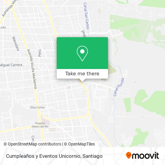 Cumpleaños y Eventos Unicornio map