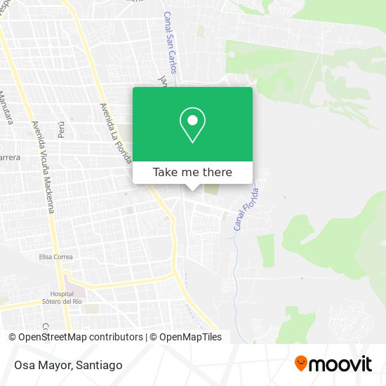 Osa Mayor map