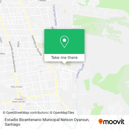 Estadio Bicentenario Municipal Nelson Oyarsun map