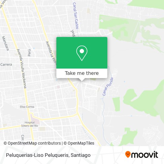Peluquerias-Liso Peluqueris map