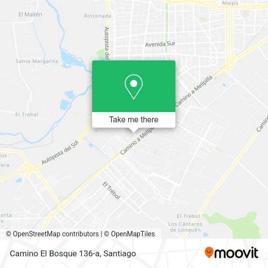 Camino El Bosque 136-a map