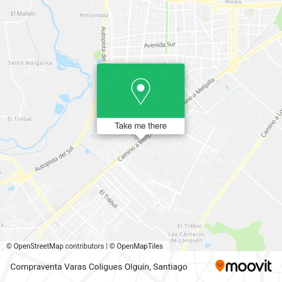 Compraventa Varas Coligues Olguín map