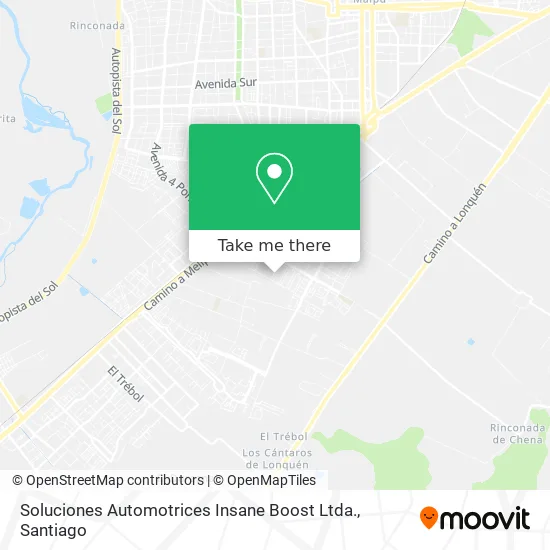 Soluciones Automotrices Insane Boost Ltda. map