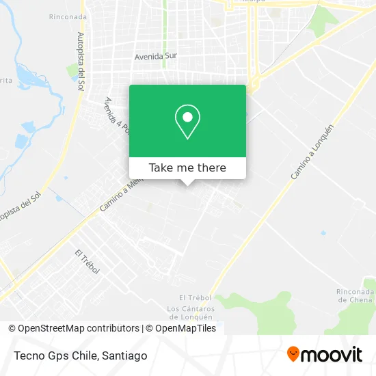 Tecno Gps Chile map