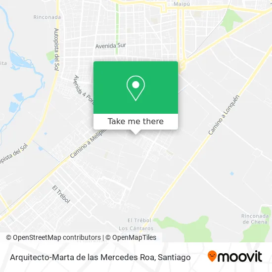 Arquitecto-Marta de las Mercedes Roa map