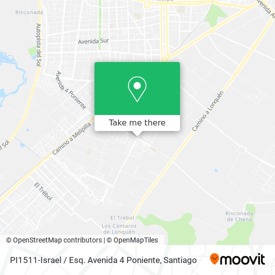 PI1511-Israel / Esq. Avenida 4 Poniente map