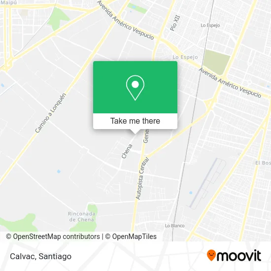 Calvac map