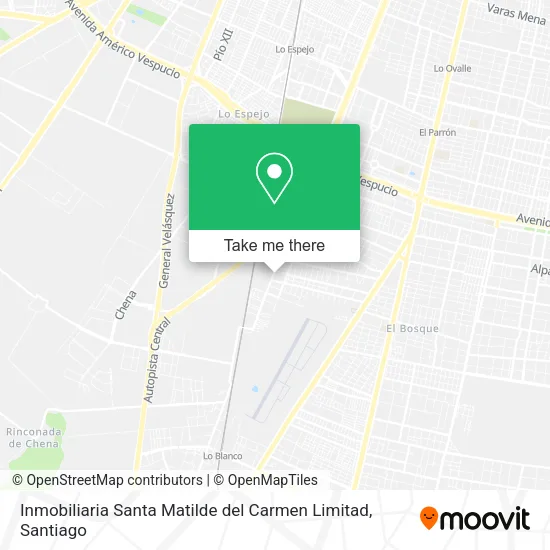 Inmobiliaria Santa Matilde del Carmen Limitad map