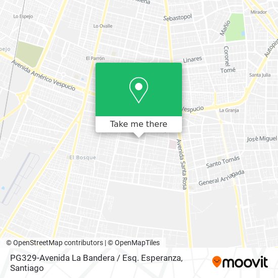 PG329-Avenida La Bandera / Esq. Esperanza map