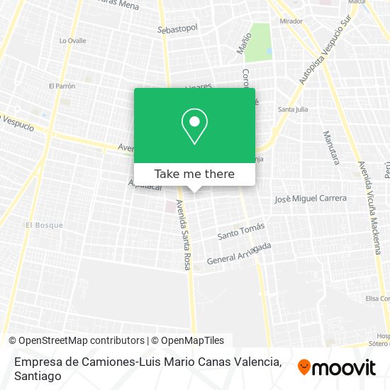 Mapa de Empresa de Camiones-Luis Mario Canas Valencia