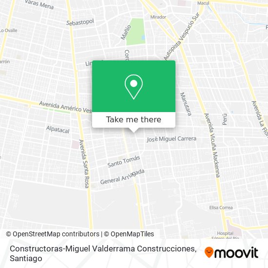 Mapa de Constructoras-Miguel Valderrama Construcciones