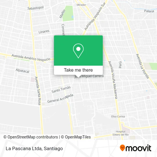 La Pascana Ltda map