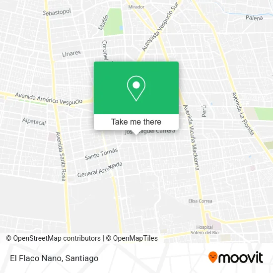 El Flaco Nano map