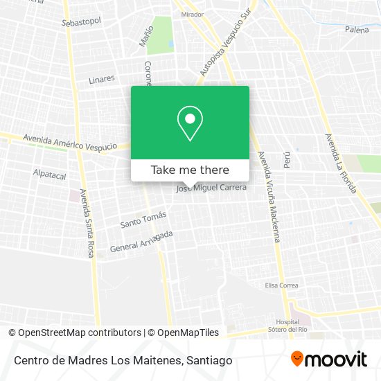 Mapa de Centro de Madres Los Maitenes