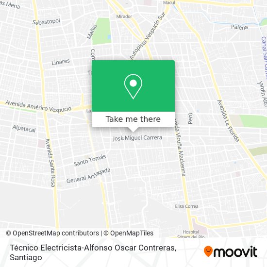 Técnico Electricista-Alfonso Oscar Contreras map