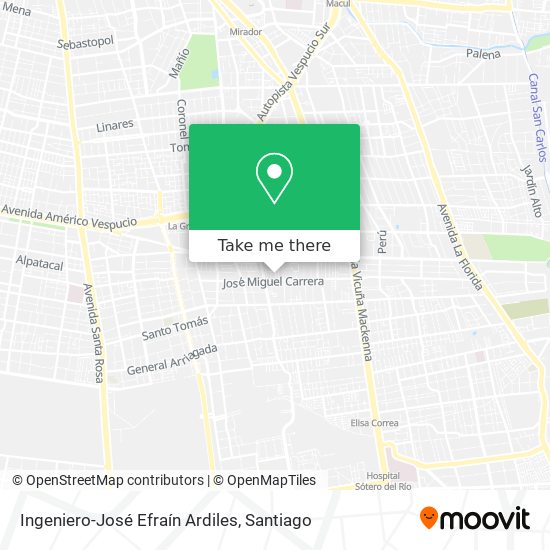 Ingeniero-José Efraín Ardiles map