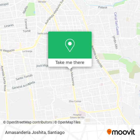 Mapa de Amasandería Joshita