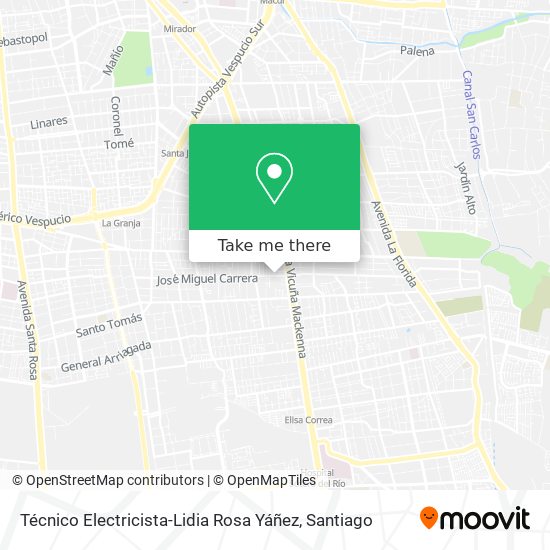 Técnico Electricista-Lidia Rosa Yáñez map