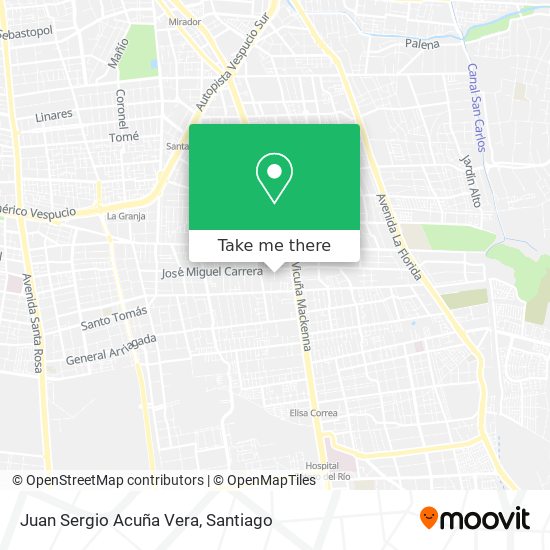 Mapa de Juan Sergio Acuña Vera