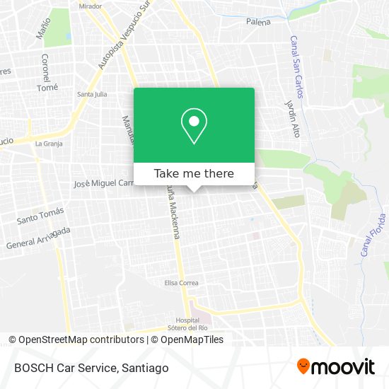 BOSCH Car Service map