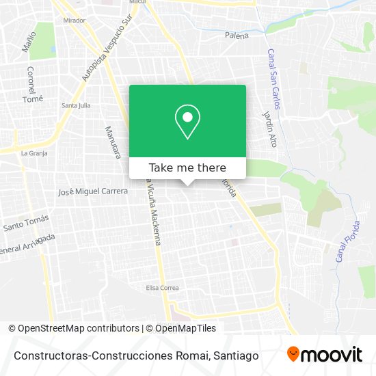 Constructoras-Construcciones Romai map