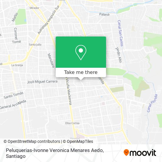 Peluquerias-Ivonne Veronica Menares Aedo map