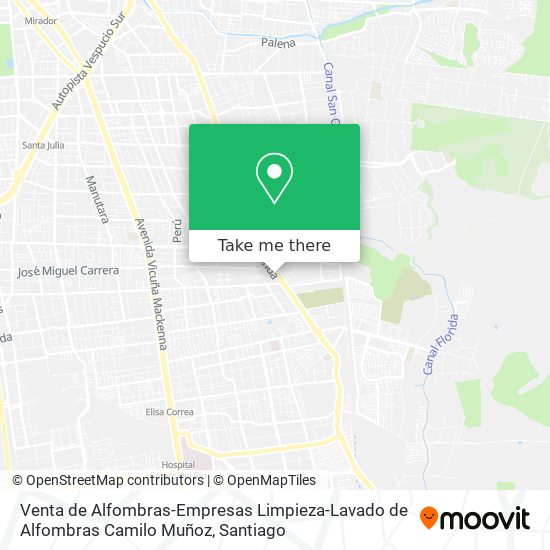Venta de Alfombras-Empresas Limpieza-Lavado de Alfombras Camilo Muñoz map