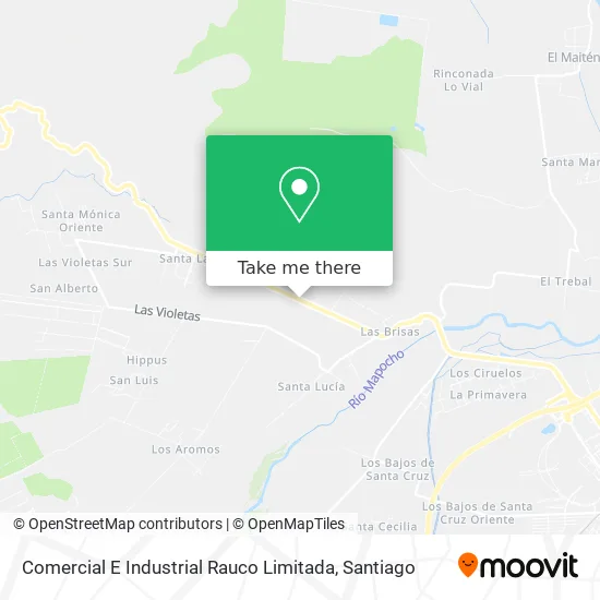 Comercial E Industrial Rauco Limitada map