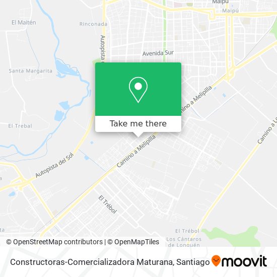 Constructoras-Comercializadora Maturana map
