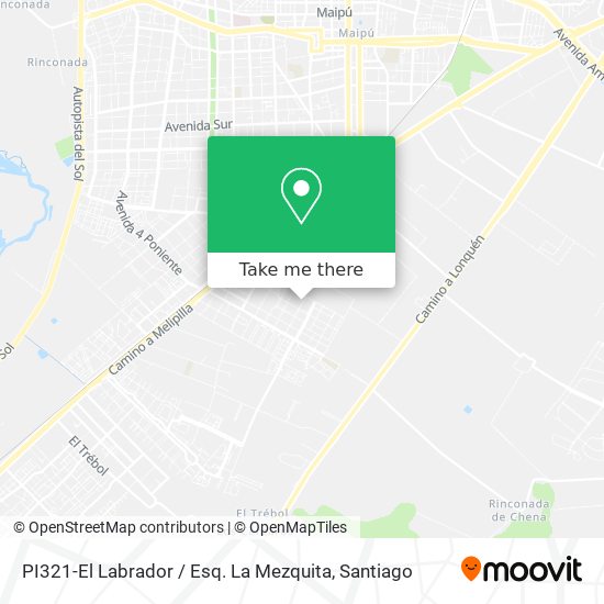 Mapa de PI321-El Labrador / Esq. La Mezquita