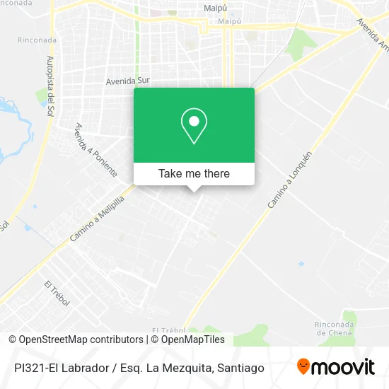 PI321-El Labrador / Esq. La Mezquita map